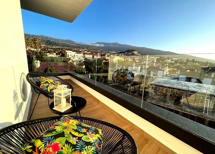 Lujoso Completo, Piscina, Terraza Con Vistas Al Teide Apartamento