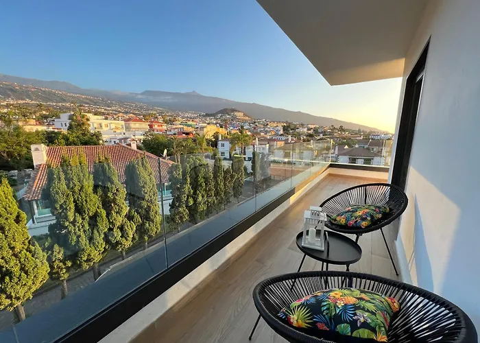 Apartamento Lujoso Completo, Piscina, Terraza Con Vistas Al Teide